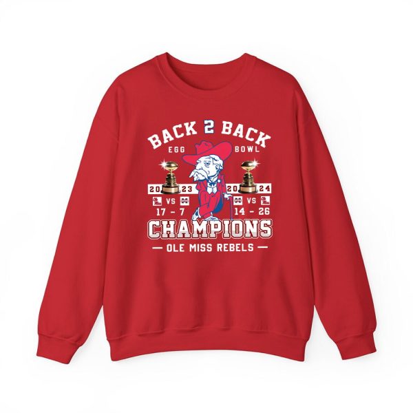 Ole Miss Back 2 Back Egg Bowl Champions 2024 Shirt 6