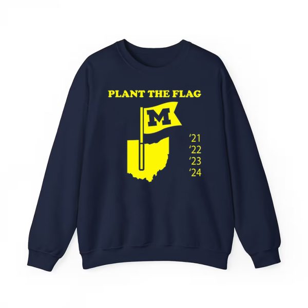 Plant The Flag Michigan 21 22 23 24 Shirt 3