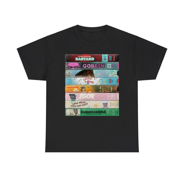 Tyler The Creator VHS Discography Shirt