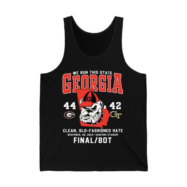 We Run This Sate Georgia 44 42 Georgia Tech Clean Old Fashioned Hate Shirt 4